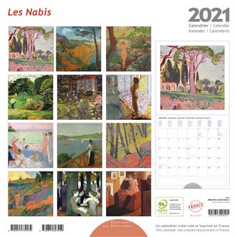 Calendrier Unicef 2021 Désastre Nabis 30 x 30 cm