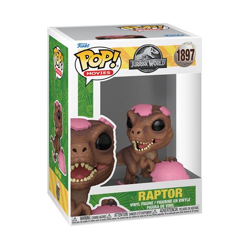 Figurine Funko Pop Movies Jurassic World Raptor - vue 1