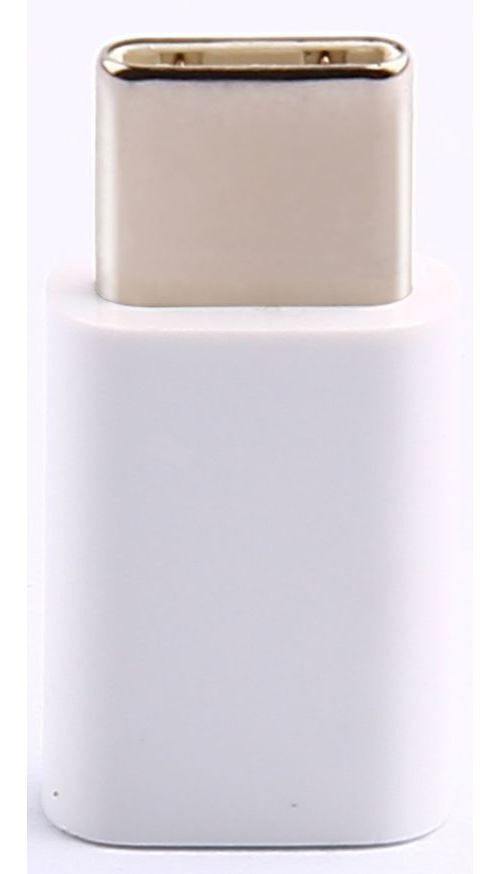 Adaptateur Temium Micro USB vers USB Type C Blanc