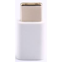 Adaptateur Temium Micro USB vers USB Type C Blanc