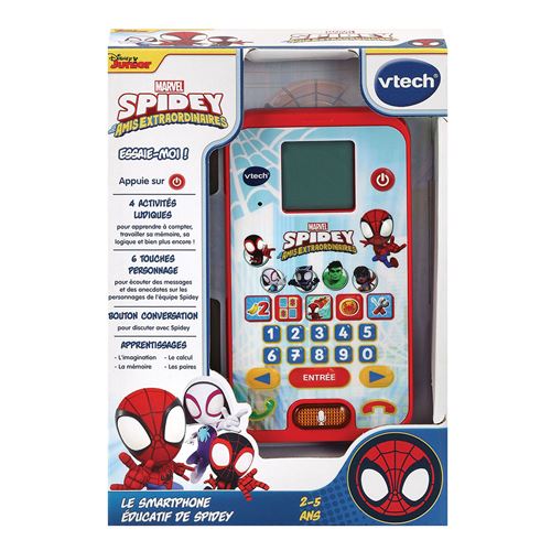 Vtech Jeu D'éveil Le Smartphone Éducatif De Spidey