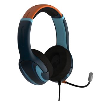 Casque filaire Pdp Airlite Glow pour console Xbox Series X/S Xbox One et PC Bleu et orange
