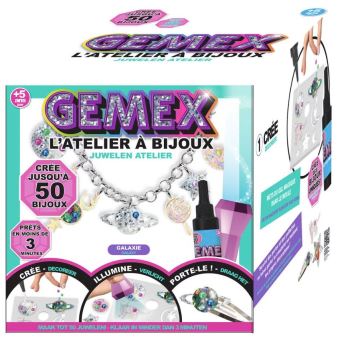 Atelier création de bijoux pour enfants GEMEX - Pack galaxie