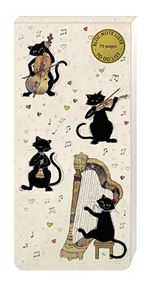 Bloc note liste Kiub Chat musique