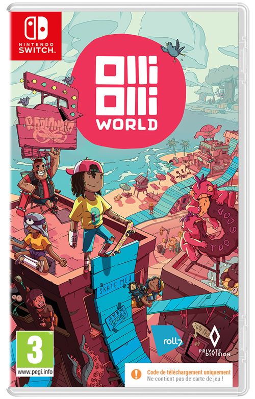 OlliOlli World Code in a box Nintendo Switch