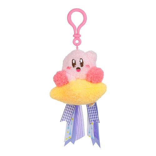Peluche Tomy Kirby Porte clés Mofulatto Kirby Volant sur Warpstar