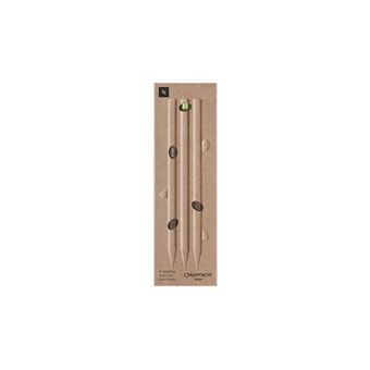 Set de 3 crayons Caran d'Ache Swiss Wood Nespresso Edition N°4