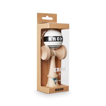 Jeu de plein air Krom Kendama Strogo Blanc