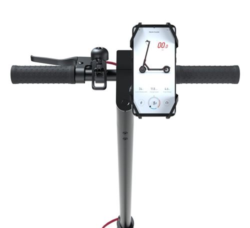 Support Vélo Phone Avec Batterie 5000mAh - Charge Sans Fil + Phare LED | Pour Moto, Scooter, Trotinette