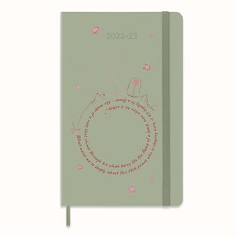 Agenda scolaire Moleskine 2022 2023 Semainier Le Petit Prince grand format Rose