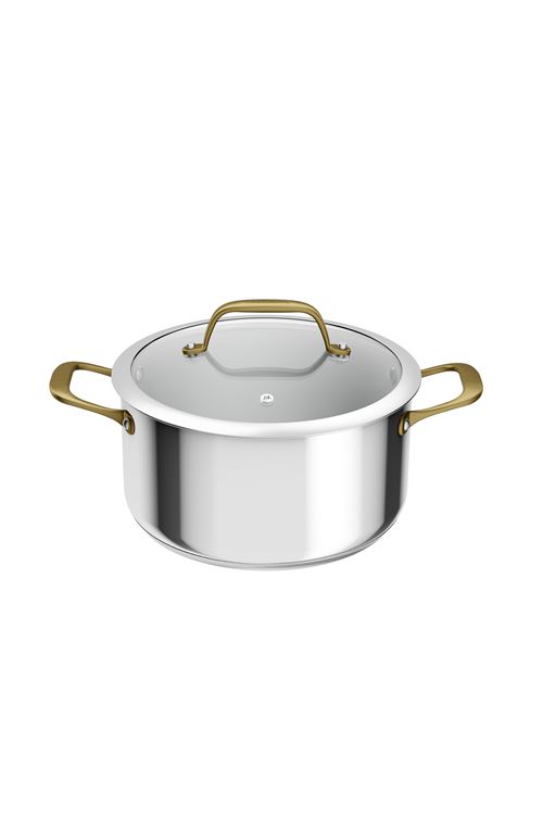 Tefal Faitout Tefal Paul Bocuse Faitout H8244602 Acier Inoxydable 24 Cm