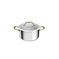 Faitout Tefal Emotion 24 Cm 5 L Inox – Induction, Garantie 10 Ans, Diffusion Chaleur Parfaite