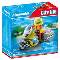Pilote et quad Playmobil City Action 71039 - La Grande Récré