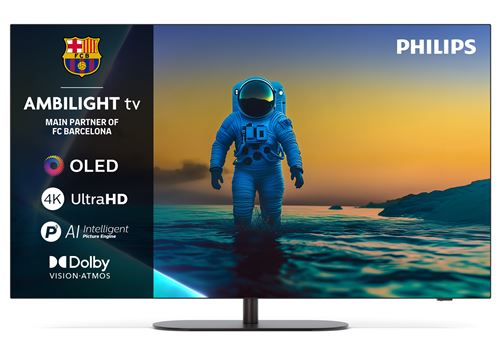 Philips 42OLED81012 42" 106 cm 4K OLED Ambilight Google TV 2025 - vue 3