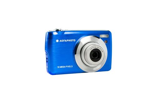 Appareil Photo Numérique Compact Agfa Photo Realishot DC8200BL Bleu Housse + Carte SD 16Go incluses