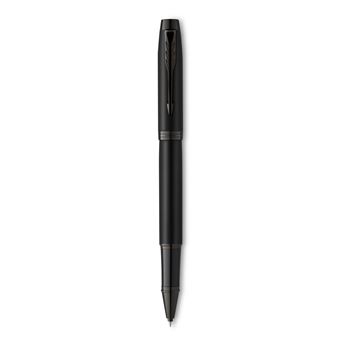 Stylo Roller Parker Premier Noir - Finition Brillante Et Mate - Comme Neuf - Avec Recharge
