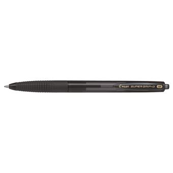Stylo à bille Pilot Super Grip G Rétractable Noir - 1
