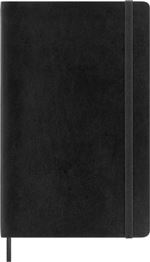 Agenda journalier Moleskine Grand format Couverture souple 2022 Noir