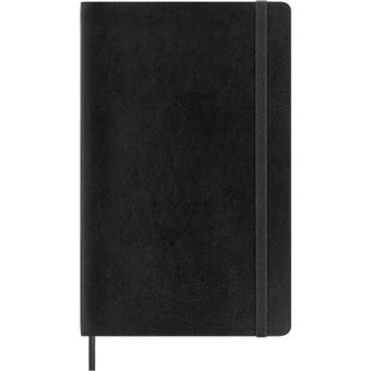 Agenda journalier Moleskine Grand format Couverture souple 2022 Noir