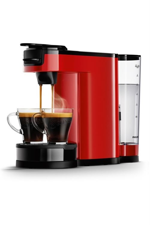 Cafetière à dosette ou capsule Philips HD6592/81 1450 W Rouge