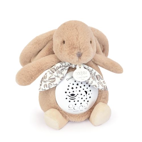 Doudou Et Compagnie Beige Veilleuse Projection D'étoiles Lapin - Image 3