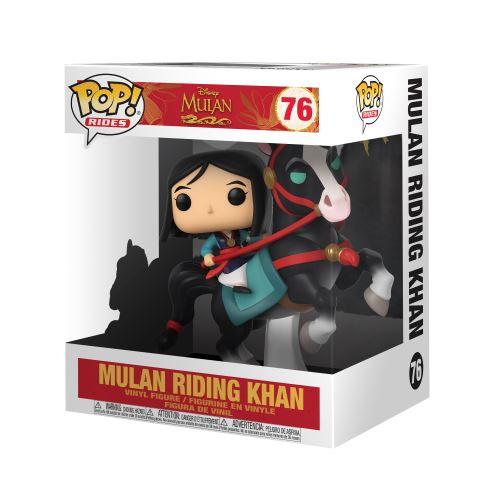 Disney - Figurine Mulan POP! Mulan sur Khan 18 cm