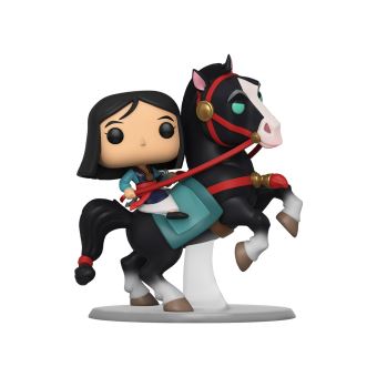 Disney - Figurine Mulan POP! Mulan sur Khan 18 cm