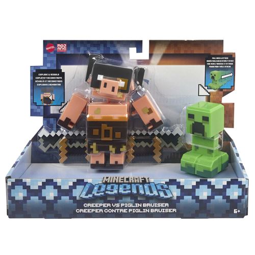 Minecraft Pack 2 Figurines Legends Modèle Aléatoire
