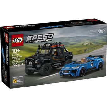 LEGO® Speed Champions 77264 La Jaguar Project 7 et le Land Rover Defender - 1