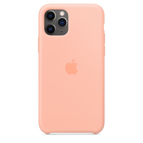 Coque en silicone Orange pamplemousse Apple pour iPhone 11 Pro