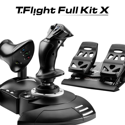 Kit complet pour simulation de vol Thrustmaster T.Flight Full Kit X pour Xbox et PC Noir
