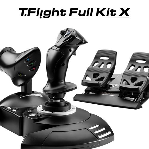 Thrustmaster Kit complet pour simulation de vol T.Flight Full Kit X pour Xbox et PC