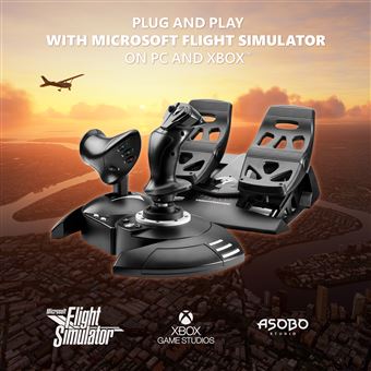 Kit complet pour simulation de vol Thrustmaster T.Flight Full Kit X pour Xbox et PC Noir