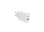 Chargeur secteur USB + USB-C We WEAL1USB1USBC65W 65W Blanc