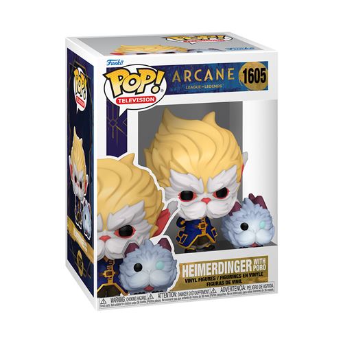 Figurine Funko Pop TV Arcane Lol Heimerdinger with Poro