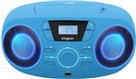 Lecteur CD/USB portable BigBen avec effets lumineux Bleu