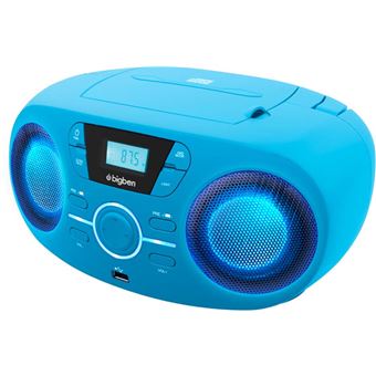 Lecteur CD Audio CD & MP3Disk Support Bluetooth U Disque et TFcard avec  Haut-Parleur intégré (Color : Blue) : : Instruments de musique et  Sono