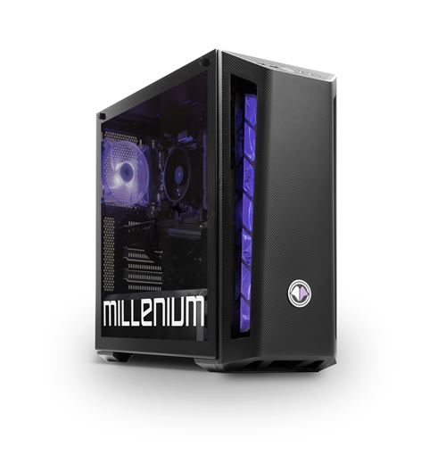 PC Gamer Millenium MM1 Pantheon AMD Ryzen 5 16 Go RAM 240 Go SSD + 1 To SATA Noir
