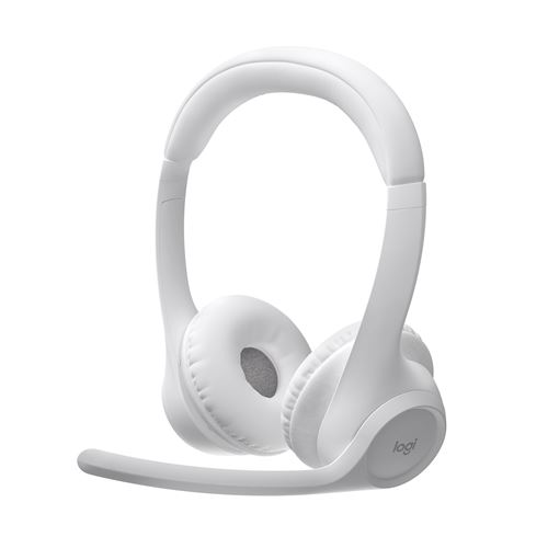 Logitech Blanc Casque Pc Sans Fil Bluetooth Zone 300