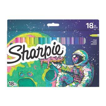 Boîte de 18 marqueurs Sharpie Fine™ - 1