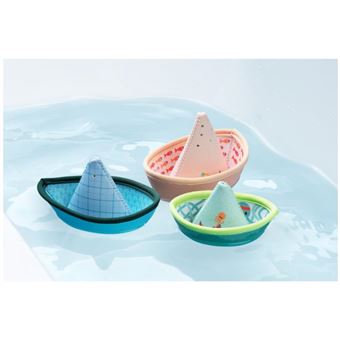 Jouet pour le bain Lilliputiens Trois bateaux Jungle