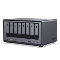 Serveur NAS Ugreen 8 baies DXP8800 Plus 208 To Gris anodisé