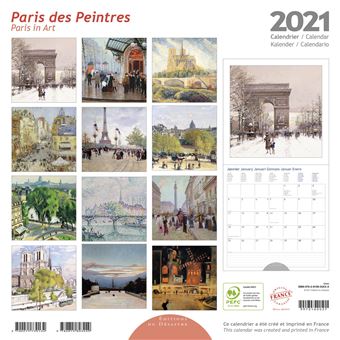 Calendrier Unicef 2021 Désastre Paris des peintres 30 x 30 cm