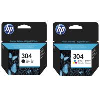 HP 304 XL Noir Couleur Cartouches encre HP Grande Capacité - pack - Tcsink