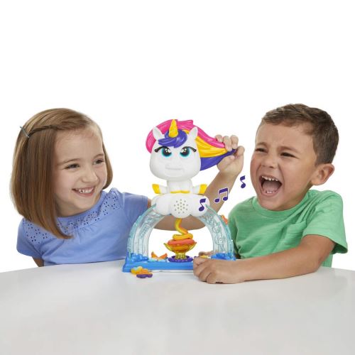 Pâte à Modeler Play Color Dough - Kit Licorne Avec 11 Accessoires, 5 Couleurs, Outils De Modelage, Cadeau Pour Enfants Dès 3 Ans