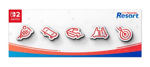 Lot de 5 pins en métal Nintendo Switch 2 Sports