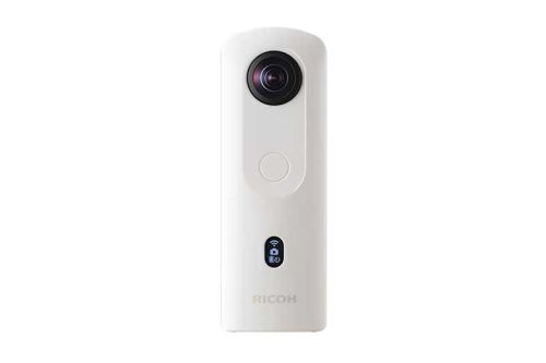 Ricoh THETA SC2 - 360° Camcorder - 4K / 30 BpS - 12.0 MPix - Flash 14 GB - interner Flash-Speicher - Wireless LAN, Bluetooth - weiß