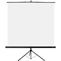 Ecran de projection portable avec trépied Oray Byron 2 TRE02B1180180 Blanc et Noir