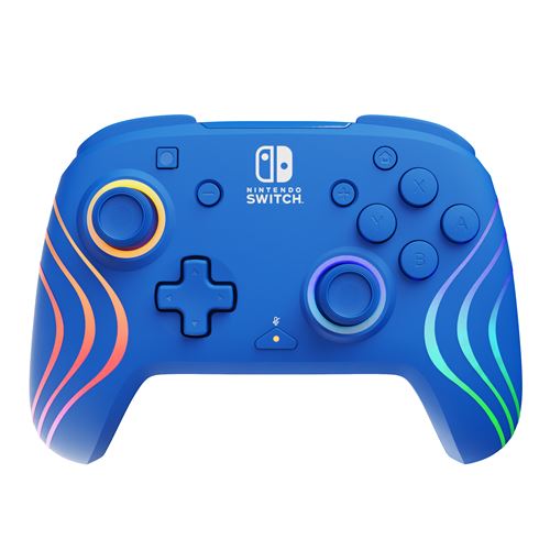 PDP Manette filaire Afterglow Wave Bleu pour Nintendo Switch - vue 2