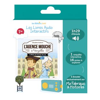 Livre audio interactif Lunii pour Ma Fabrique à Histoires L'Agence Mouche à Versailles - 1